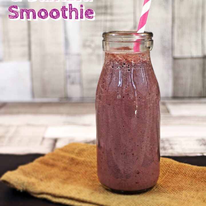 Image for Black Forest & Banana Smoothie - fruity & chocolatey! Fab Food 4 All