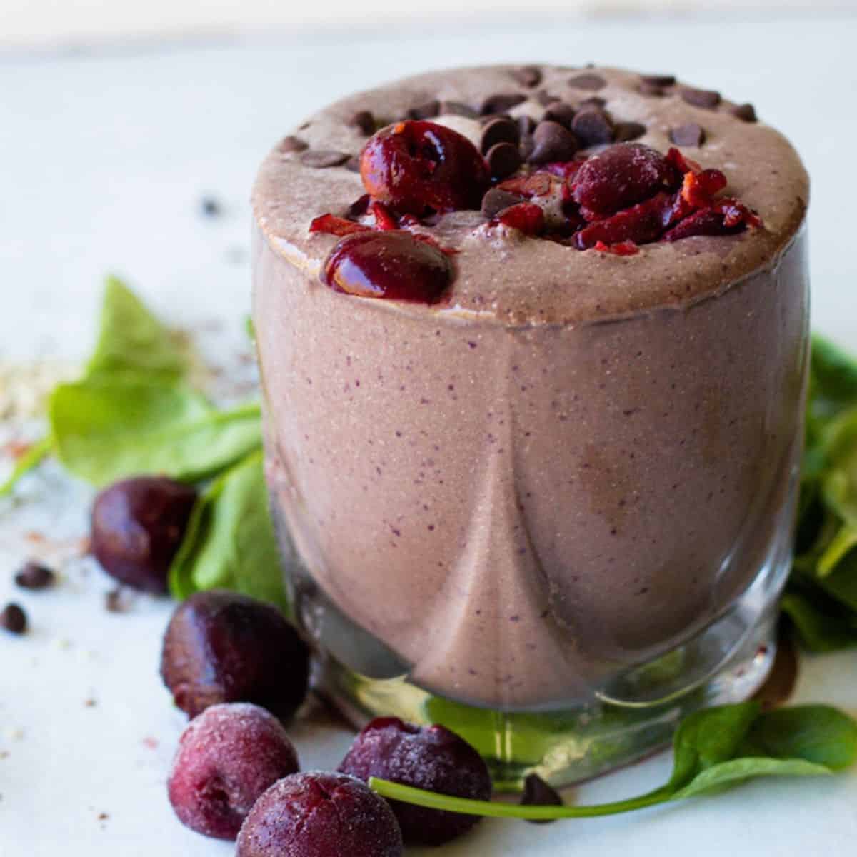 Image for Plant-Based Chocolate Cherry Smoothie