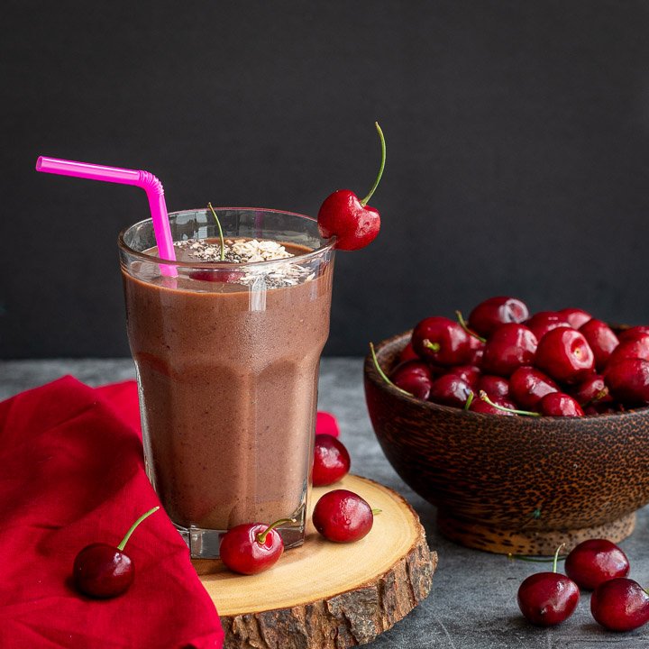 Image for Mexican Chocolate Cherry Smoothie