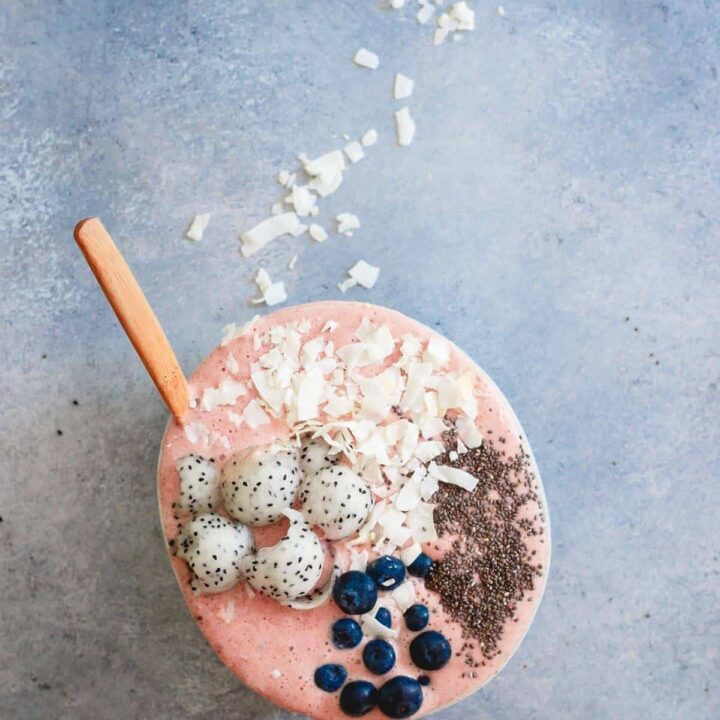 Image for Tart Cherry Coconut Recovery Smoothie Bowl