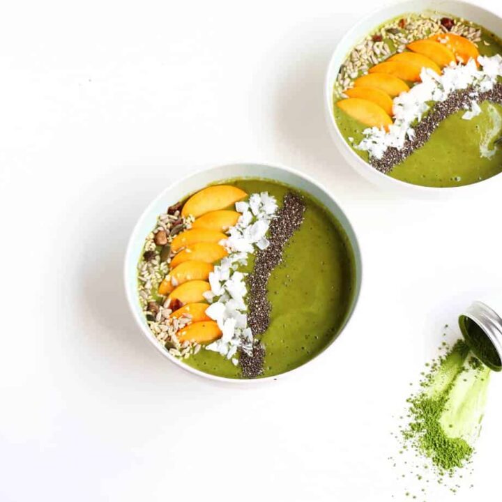 Image for Matcha Peach Smoothie Bowl
