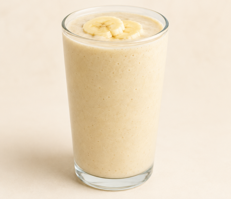 Classic Banana Smoothie (3-Ingredient Recipe)